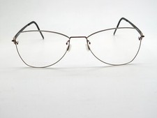 LINDBERG 2325 col. ZNE/PU12 Shiny Brown/Matte Black Titanium Rimless Eyeglasses