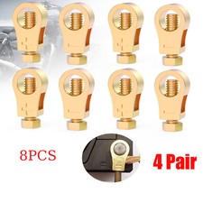 Cable Clamp Battery Connection Clip CAR Battery Pure Copper Terminal Wire 4Pairs