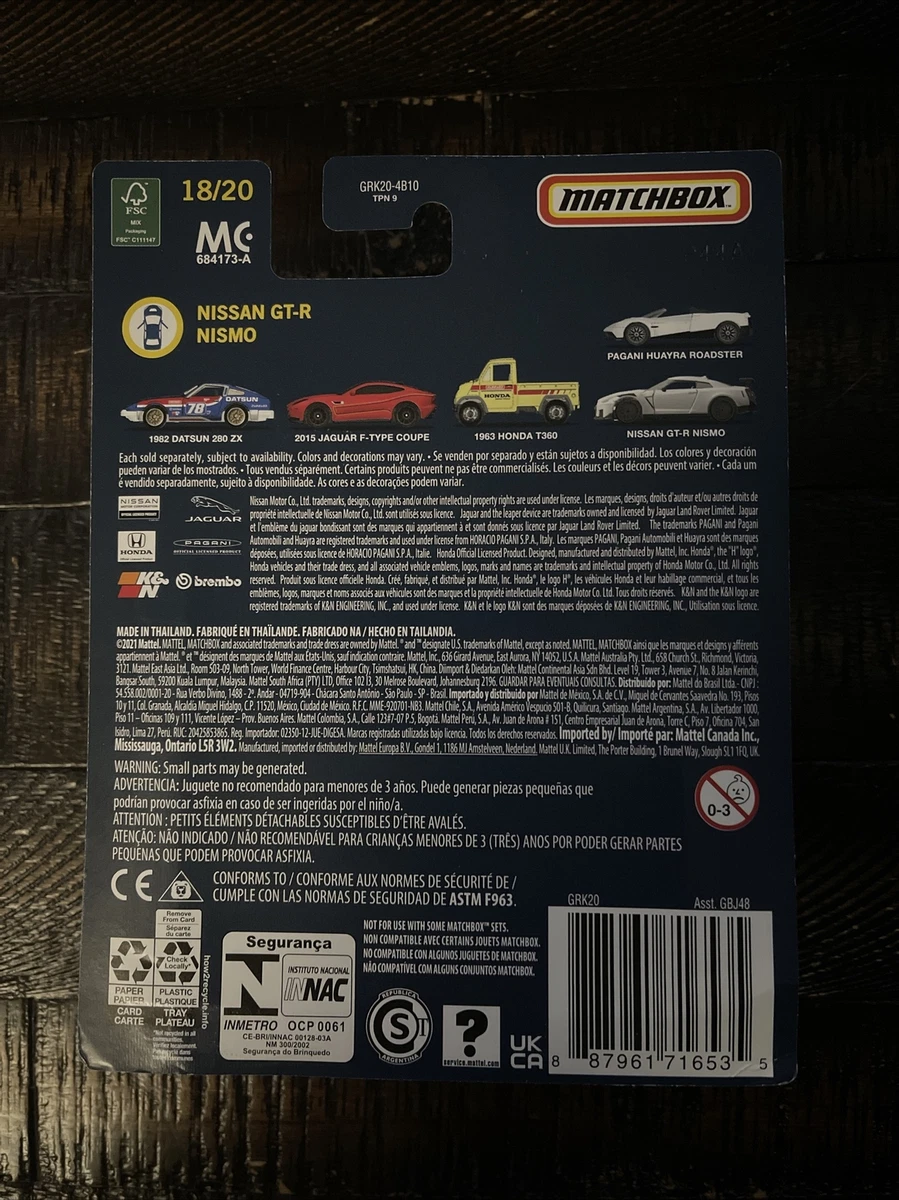 Matchbox nissan gtr sales