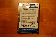 Western Digital 320GB hard drive 2.5 Notebook Desktop WDC WD3200BPVT