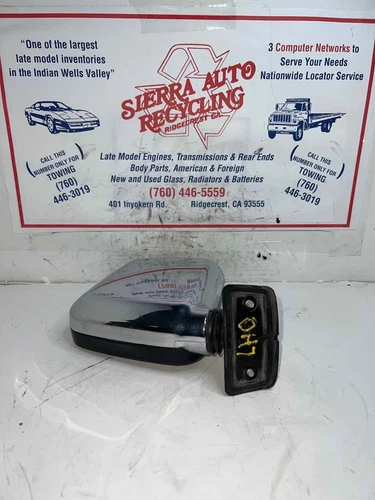 91-92 Isuzu Rodeo Left Door Mirror OEM Chrome Manual Japan Built Sierra Auto