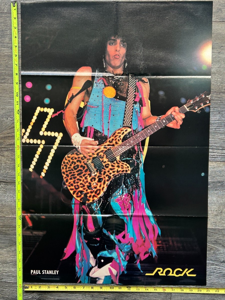 KISS Poster Centerfold Animalize Concert Tour Paul Stanley 21x31
