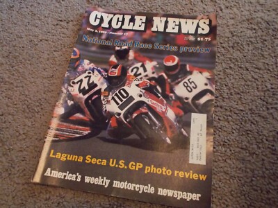 May 3, 1989 Number 17 Cycle News Newspaper Laguna Seca US GP review