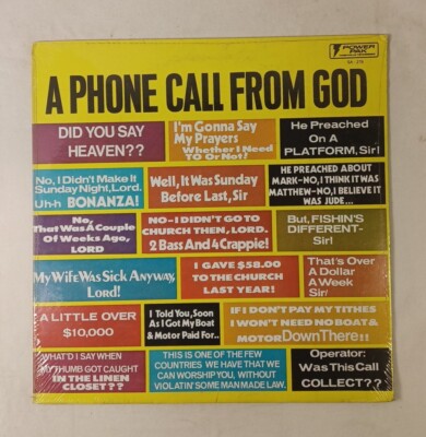 Ray Reeves - A Phone Call From God - SEALED LP Vinyl Record 1975 Gusto