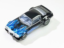 AFX Racing - 1973 Camaro Wildfire, Black/Blue, HO Scale Slot Car