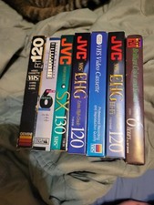 Various Blank VHS Lot 7 Random Tapes Various Brands 2 