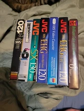 Various Blank VHS Lot 7 Random Tapes Various Brands 2 