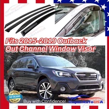 Fits Subaru Outback 2015-2019 Window Visors Vent Sun Rain Wind Guards Deflectors