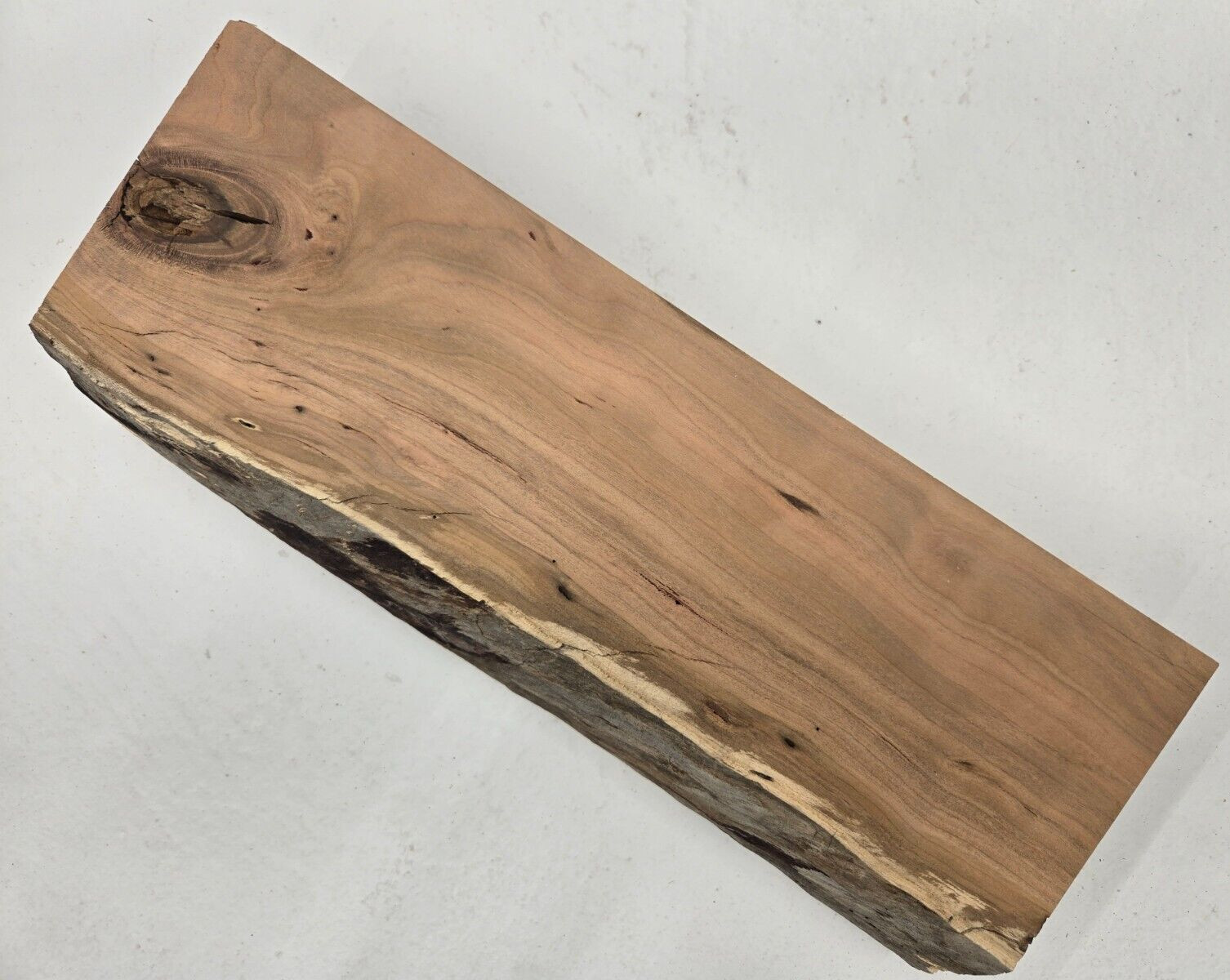 17" AWESOME! UNIQUE! Cherry Live-edge Slab Lumber Kiln-dried Wood