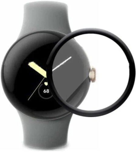 For Google Pixel Watch & Pixel Watch 2 Full Cover Screen Protector TPU 3D - Image 3 of 4