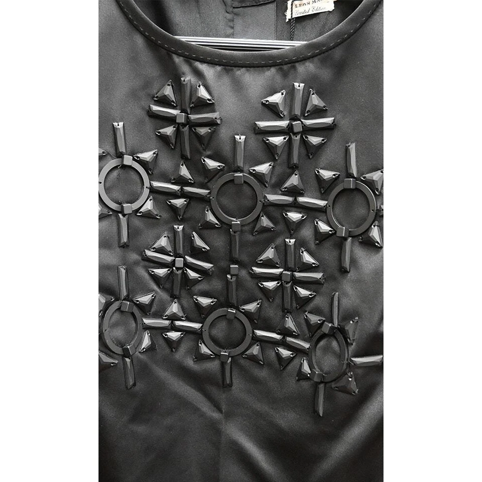 Leon Max | Limited Edition Max Studio Embellished Sheath Dress | Size 4 - Image 3 of 4