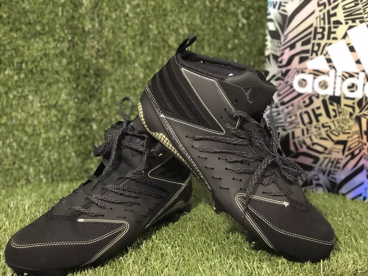 Men s 11.5 Adidas freak X kevlar dark ops football lacrosse cleats black aq6835