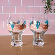 "chic & tonic" Southwestern Margarita Glasses (2)