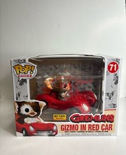 Howie Mandel Joe Dante Signed Gremlins Gizmo In Red Car Funko #71 BAS U80028
