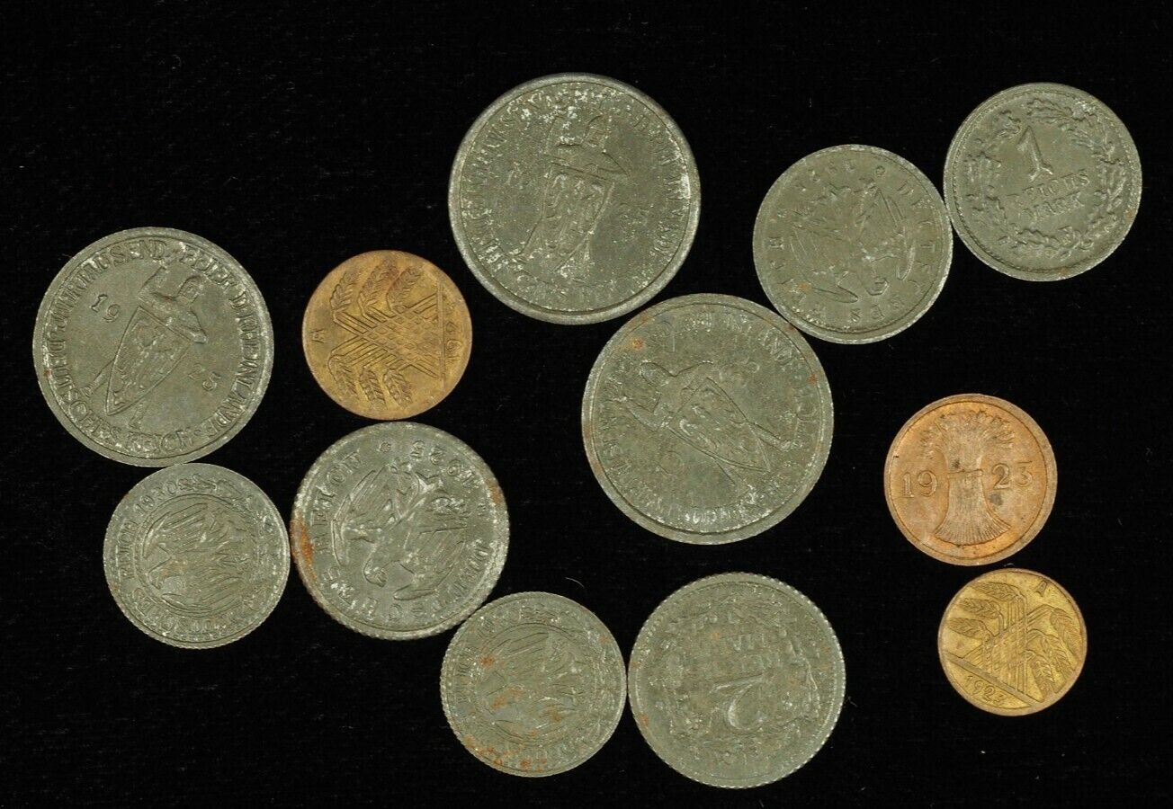 1920's GERMAN GAME MONEY COINS MINI GERMANY TOKENS