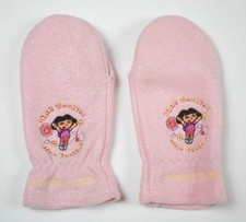 DORA THE EXPLORER UNIVERSAL STUDIOS SHIMMERY PINK MITTENS