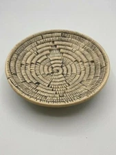 Vtg. Treasure Craft Bowl Basket Weave Design Made In USA No Damage