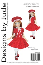 Ship to Shore Doll Clothes Sewing Pattern 46cm Kaye Wiggs MSD BJD
