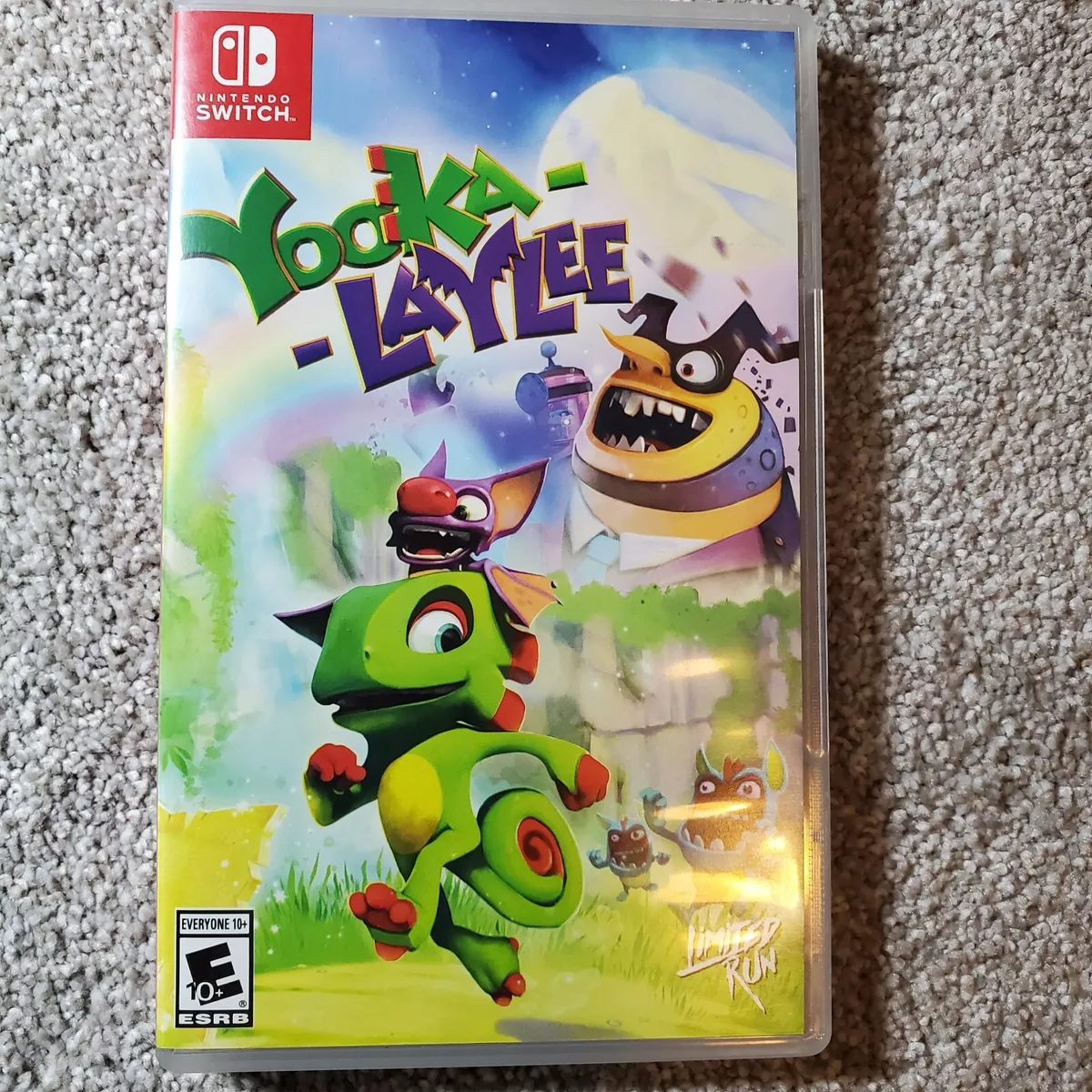 Yooka Laylee Nintendo Switch original case limited run games LRG