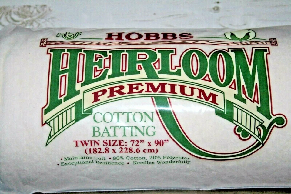 Hobbs Heirloom Premium Cotton Batting/Wadding Twin Size (72" x 90")(182x229cm) - Image 2 of 4