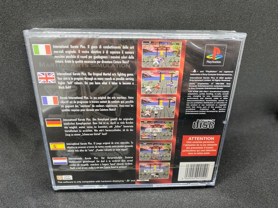 The Ultimate Martial Arts Simulation PlayStation 1 PS1 WATA R Type Mortal Kombat Foto 4 de 4