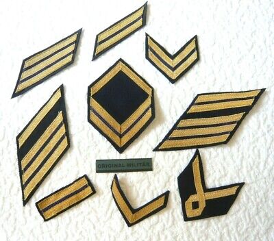 Bundesmarine Führungsdienstpersonal gold auf blau hgst 12 Tätigkeitsabzeichen
