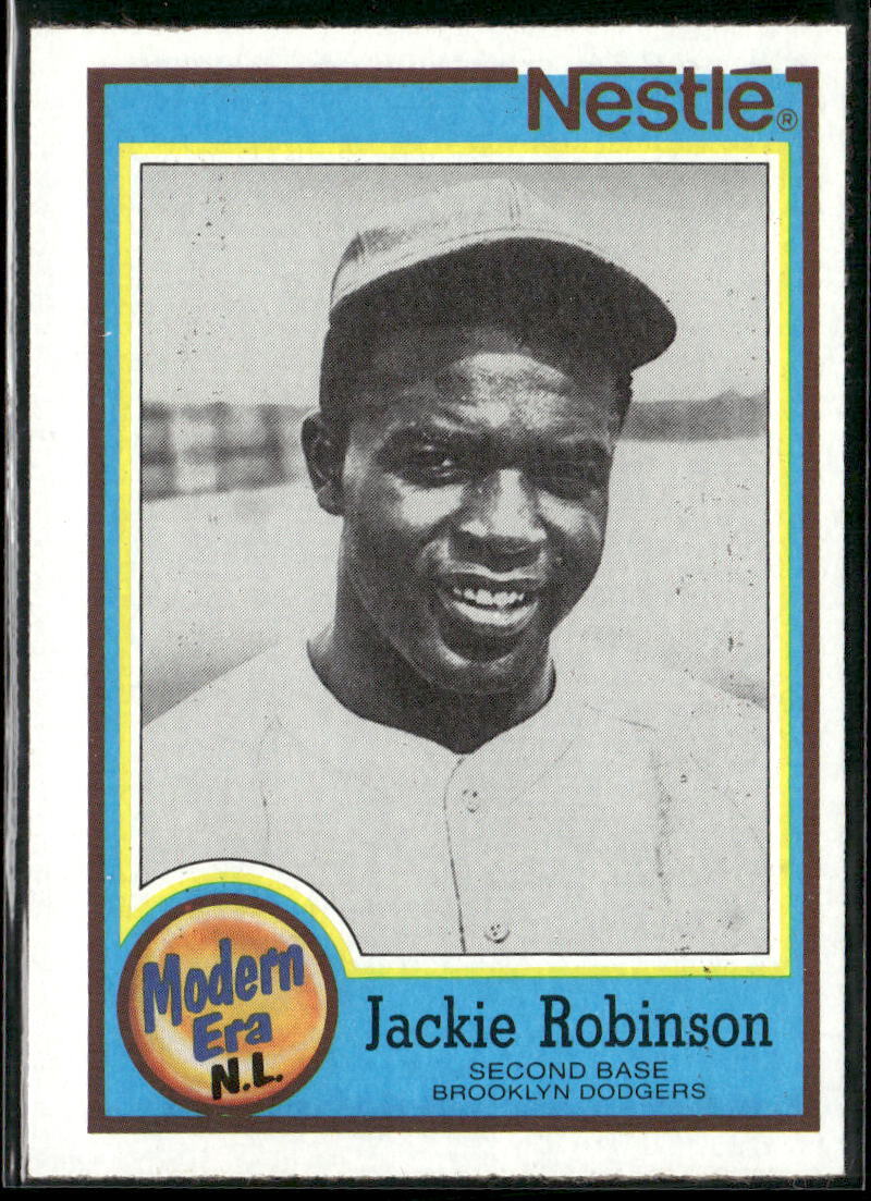 1987 Topps Nestle All Time Dream Team #24 Jackie Robinson | eBay
