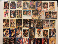 Lot of 40 Different Reggie Miller Cards Fleer, NBA Hoops, Upper Deck, Skybox...