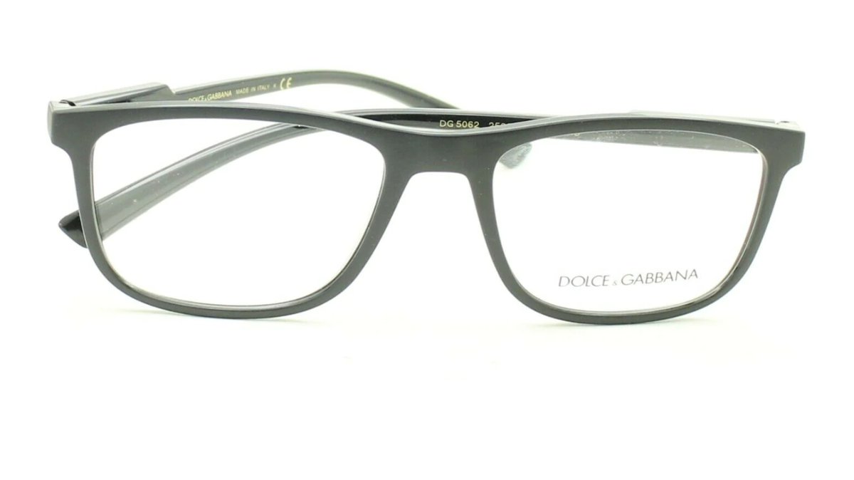 DOLCE & GABBANA Eyeglasses DG 5062 2525 55-19 145 Matte Black
