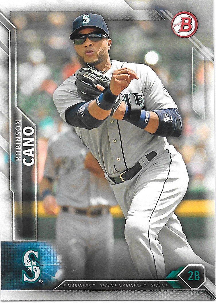 2016 Bowman Baseball  ROBINSON CANO  Base Single - SEATTLE MARINERS  - #79