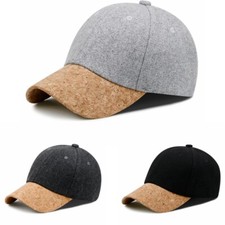 Unisex Baseball Kappe Wolle Kurze Krempe Sommerhut Flach SPORTS Windfest Herbst