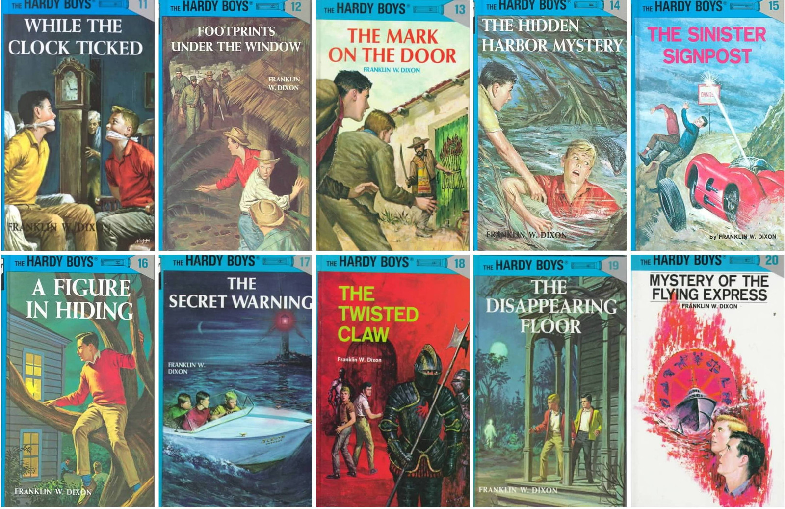 Hardy Boys Collection Set 11 20 By Franklin W Dixon Matching