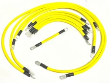 # 4 Awg HD Golf Cart Battery Cable 10 pc YELLOW E-Z-GO EXPRESS S4 Set U.S.A MADE