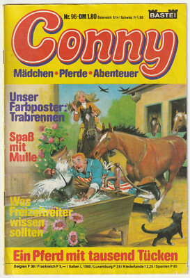   CONNY #96 Ein Pferd mit tausend Tücken ohne Poster, Bastei 1982 COMICHEFT Z2