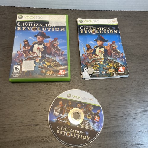 Sid Meier's Civilization Revolution Microsoft Xbox 360 Complete Tested Working