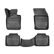 Fußmatten 3D Gummimatten für Volvo S90 Stufenheck 2016-2025 Gummi TPE Schwarz 4x