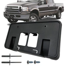 For 2005-2007 Ford F250 Super Duty Front License Tag Frame Plate Bracket Holder