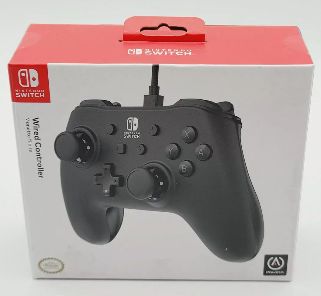 PowerA Nintendo Switch Black Wired Controller 1511370-01