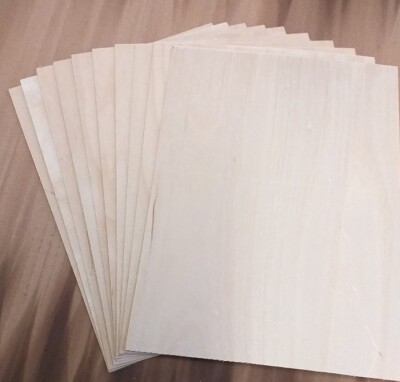 1,5mm Birkensperrholz 10 Platten A5 für Pyrographie/Modellbau NIEDRIGSTER PREIS bei EBAY!