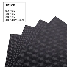 3K 100% Carbon Fiber Plate Sheet 50X50 100x100 100x200 200x200 200X300X0.2-5MM