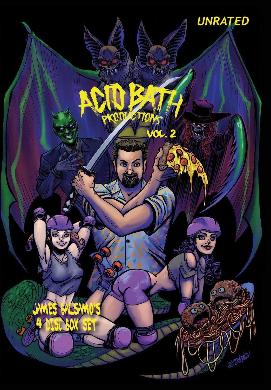 Acid Bath Productions Vol. 2 box set (DVD) Linnea Quigley Michael Berryman