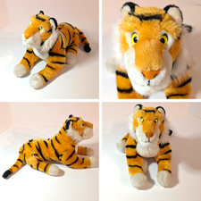 Vintage Disney Store Aladdin Rajah Plush Toy Stuffed Animal Tiger, Cat, Jasmine