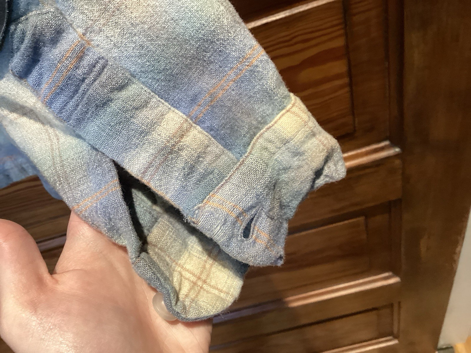 VGT 60s Pendleton Shadow Plaid Wool Loop Collar F… - image 11