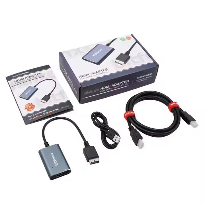 Bitfunx PS2 Only HDMI PlayStation 2 to HDMI Adapter Converter RGB and Component - Image 2 of 4