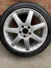 GENUINE OEM MERCEDES A / B CLASS 169 17” ALLOY WHEEL X 1 with Tyre 215/45zr17 