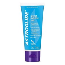 ASTROGLIDE Ultra Gentle Gel Lube, Hypoallergenic, 3 Fl Oz, Travel Size