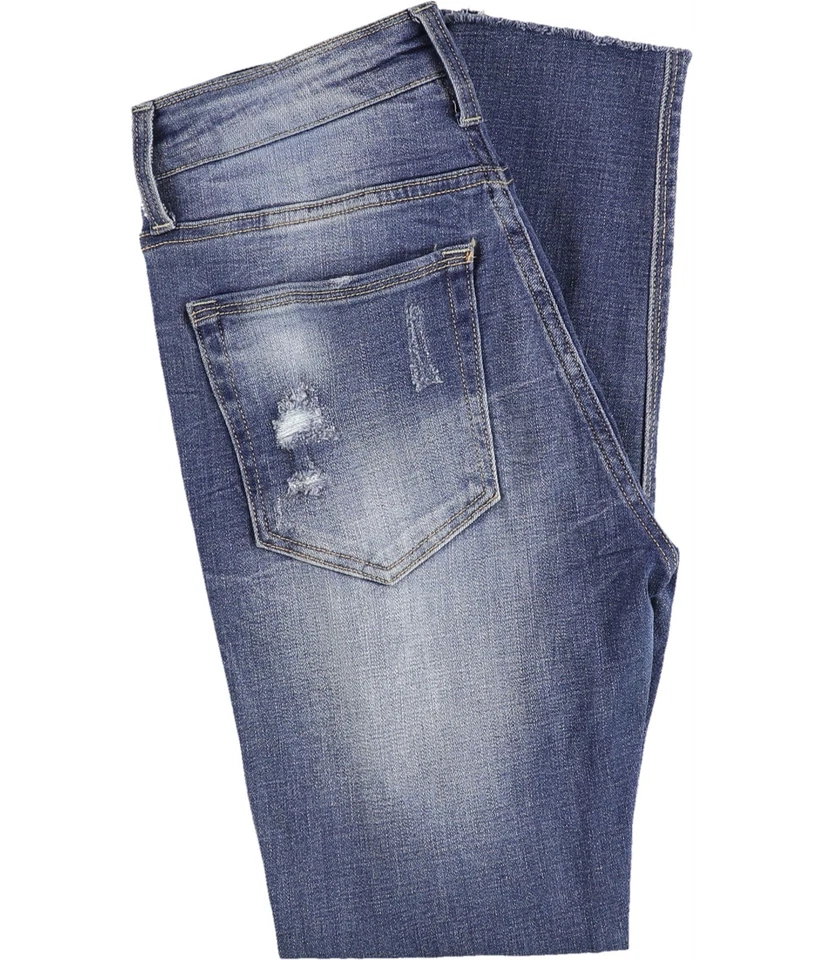 Jeans Daytrip Niñas Desgastados Calce Ajustado, Azul, Niños Grandes (8-20), L (16) Foto 3 de 3