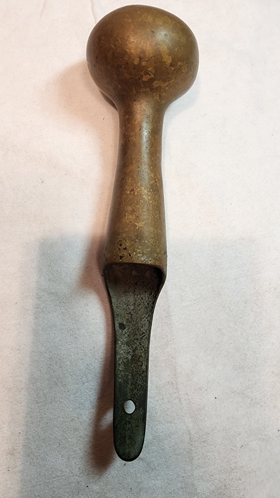 Vintage Solid Brass Horse Hames Knobs Long Walkin… - image 3