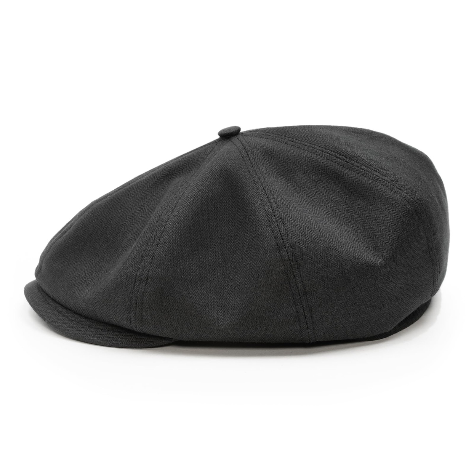 Model Shelby | Waxed Cotton Newsboy Cap for Men and Women | Waterproof Gangst...
