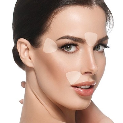 Blumbody Gesicht & Stirn Falten Pflaster - Mini Anti 160 Stück (1er Pack) 